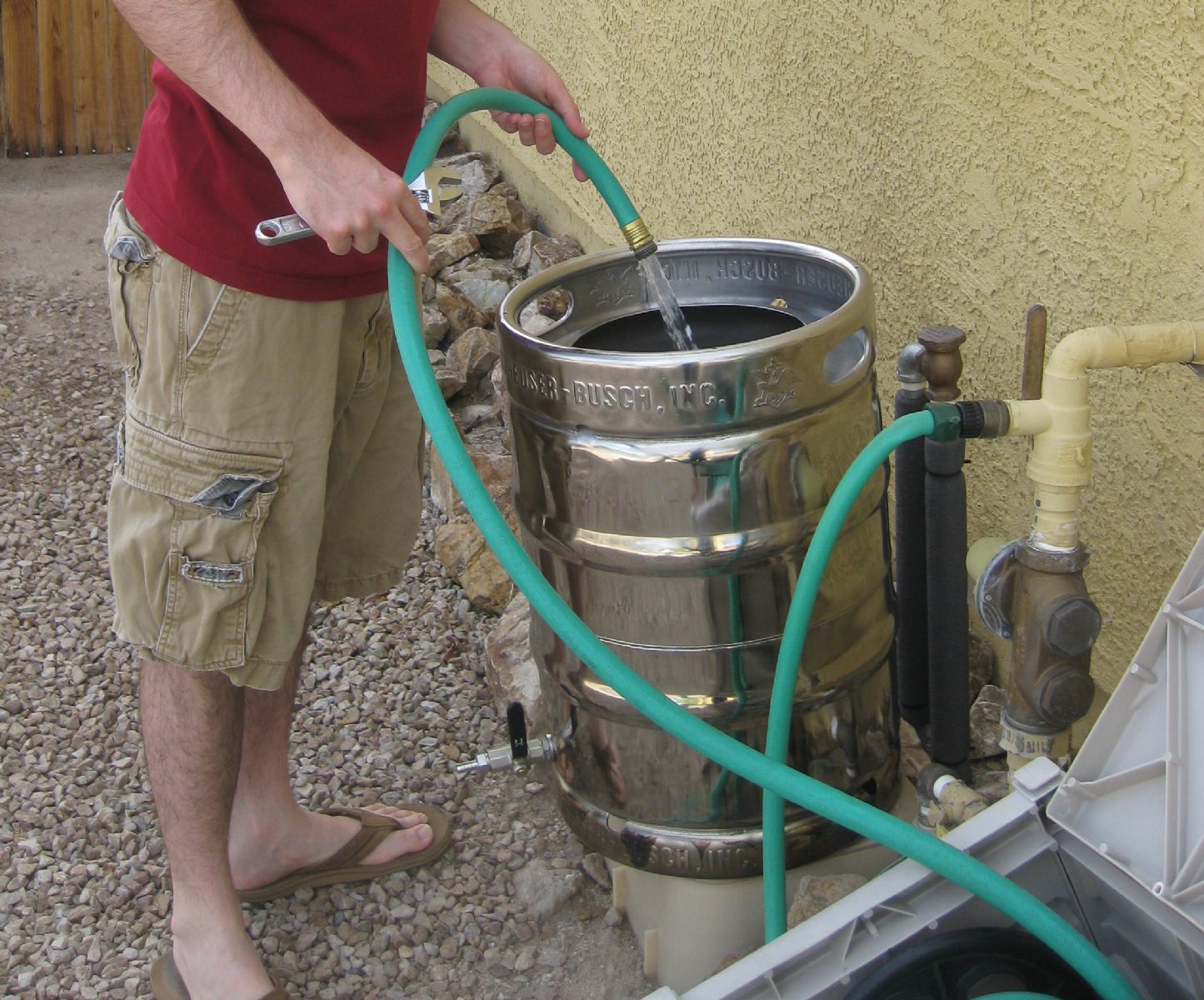 Cleaning Brewing Vessel
